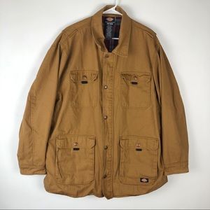 DICKIE’S Blanket Lined Duck Chore Coat Size XXL